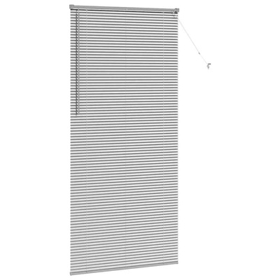 Żaluzje weneckie Srebrny 220 x 105 cm Aluminium