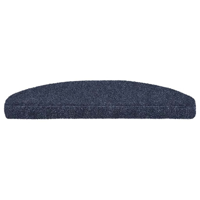 Maty na schody samoprzylepne 10 szt. 65x21x4 cm niebieskie półokrągłe duże
