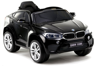Auto na Akumulator BMW X6 SUV Światła LED MP3 Samchód Pojazd Czarny