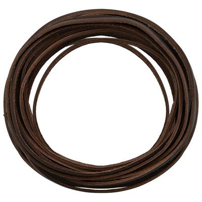 Skórzany pasek 1 Ciemny brąz 500 x 0,4 cm Skóra