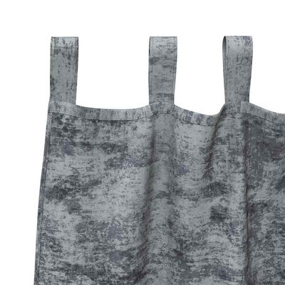 Zasłony z weluru 2 pcs Srebrnoszary 225 x 140 cm Aksamit