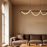 Lampa wisząca Serpente DDXZ004 55W czarna - wężyk gładki