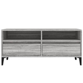 vidaXL Szafka pod TV, szary dąb sonoma, 100x34,5x44,5 cm