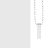 Roleta prysznicowa 80 x 240 cm, biała