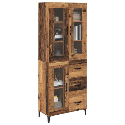 Highboard Stare drewno 69,5 x 34 x 180 cm Drewno inżynieryjne