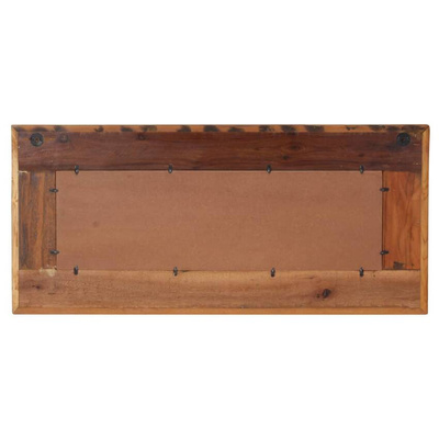 vidaXL Lustro z wizerunkiem Buddy, 110x50 cm, lite drewno z odzysku