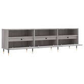 vidaXL Szafka pod TV, szary dąb sonoma, 150x30x44,5 cm wariant 5