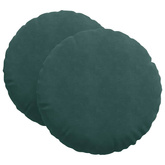 Poduszki na siedziska 2 pcs Ciemna zieleń ?60 x 21 cm Aksamit