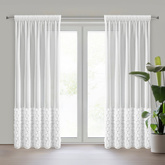 Firana Roses biała 140x270