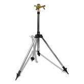 Zraszacz impulsowy do ogrodu, cynkowy na trójnożnej podstawie