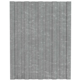 Panel dachowy 36 pcs srebrny 60 x 45 cm Stal galwanizowana