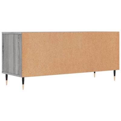 vidaXL Szafka pod TV, szary dąb sonoma, 100x34,5x44,5 cm w kolorze cm