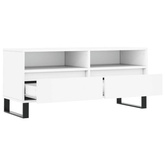 vidaXL Szafka pod TV, biała, 100x34,5x44,5 cm, materiał drewnopochodny model standard
