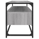 Szafka pod TV, szary dąb sonoma, 100x35x45 cm vidaXL