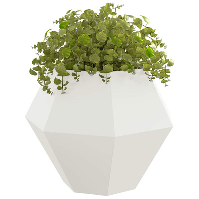 Donica Biały 100 x 100 x 80 cm Stal
