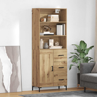 Highboard Dąb rzemieślniczy 69,5 x 34 x 180 cm