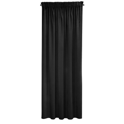 Zasłona Pier czarna 140x270