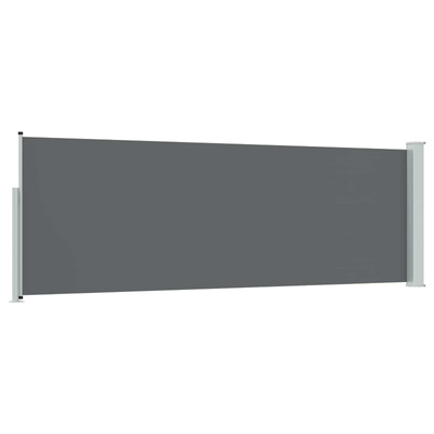 Rozkładany boczny markiz 500 x 100 cm Poliester Prostokątny