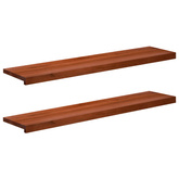 Nakładki na schody 2 szt. 110 x 25 x 2 cm brązowy Drewno bukowe