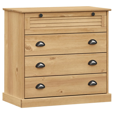 vidaXL Komoda VIGO, 80x40x76 cm, lite drewno sosnowe