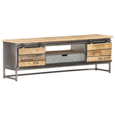 vidaXL Szafka pod TV, 120x30x40 cm, lite drewno mango