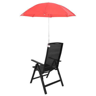 Parasol z Klamrą 2 pcs Czerwony ceglasty ? 105 x 86 cm