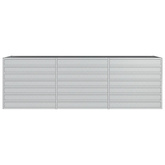 Donica do podwyższonej rabaty, 240x80x77cm, stal galwanizowana