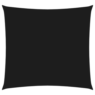 Kwadratowy żagiel ogrodowy, tkanina Oxford, 3x3 m, czarny
