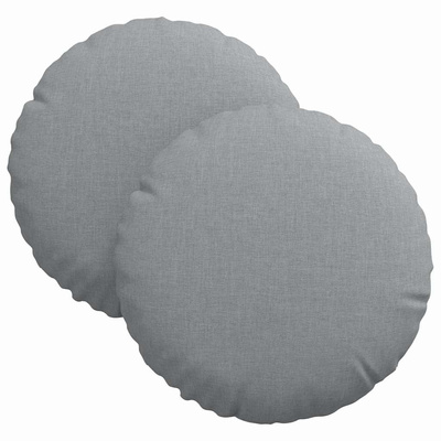 Poduszki na siedziska 2 pcs Jasnoszary ?30 x 13 cm tkanina