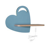 Kinkiet LED 5W lampka dziecka półka serce niebieskie Heart Candellux 21-84576
