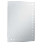 vidaXL Ścienne lustro łazienkowe z LED, 60 x 80 cm
