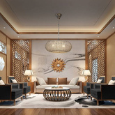 Lampa wisząca WHITE DIAMOND 9xG9 230cm