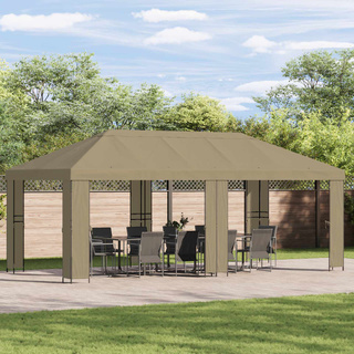 Pokrycie altany 6 x 3 m Beżowy Poliester 190 gsm