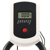 vidaXL Rower treningowy do ćwiczeń, z pomiarem pulsu, biało-czerwony