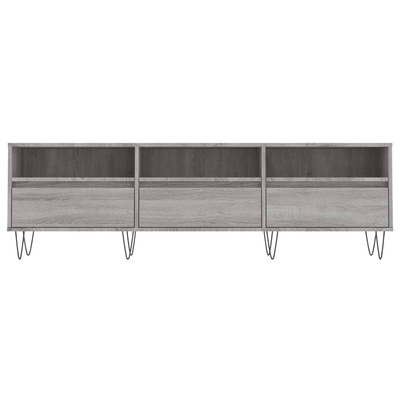 vidaXL Szafka pod TV, szary dąb sonoma, 150x30x44,5 cm w kolorze cm