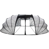 Namiot basenowy przezroczysty 640 x 432 x 205 cm PVC