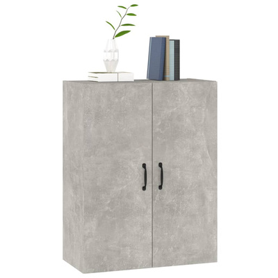 vidaXL Szafka wisząca, szarość betonu, 69,5x34x90 cm wariant 4