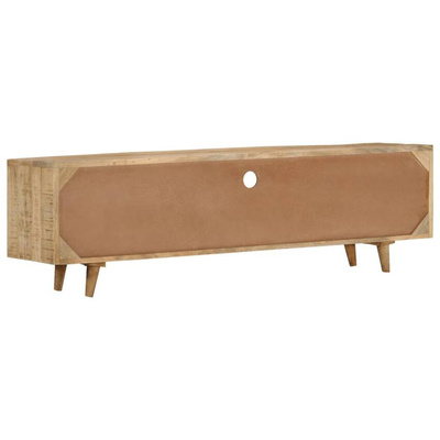 vidaXL Szafka pod TV, 140x30x40 cm, lite drewno mango
