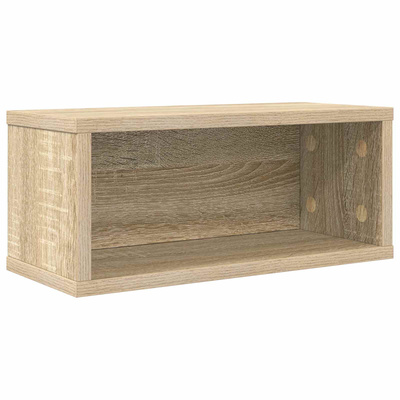 Stojak na płyty CD dąb Sonoma 40 x 17 x 17 cm