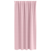 Firany blackout z kółkami 2 pcs Dziecięcy róż 175 x 140 cm
