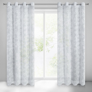 Zasłona Amber szara 140x250