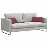 Poduszki na sofę 2 pcs Czerwone wino 50 x 30 cm tkanina