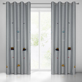 Zasłona Alvin srebrna 140x250