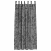 Zasłony z weluru z zasłonami 2 pcs Szary 260 x 140 cm Aksamit