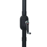 Parasolka ogrodowa Antracyt 394 x 394 x 248 cm Poliester i Stal
