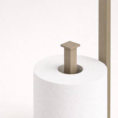 Beżowy stojak na papier toaletowy KS-53 PAPER STAND - KAJA HOME