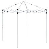Namiot imprezowy rozkładany 192 x 192 x 245 cm bordowy