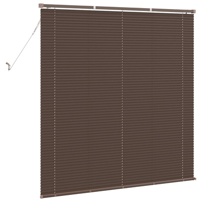 Żaluzja wenecka Ciemny brąz 160 x 150 cm 25 mm PVC