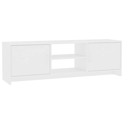 vidaXL Szafka pod TV, biała, 120x30x37,5 cm, materiał drewnopochodny