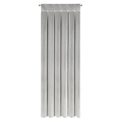 Zasłona Alita srebrna 85x140